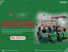 Bảng giá nhân công xây dựng 1m2 năm 2025 tại Tp.HCM 